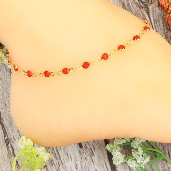 Dainty Anklet for Women – Elegant Everyday Jewelry & Perfect Gift | MLCRC2186 - Picture 9 of 10